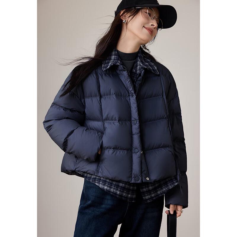 VICTORIA&VERA Women s Faux Two-Piece Plaid Spliced Down Jacket M
VICTORIA&VERA Women s Faux Two-Piece Plaid Spliced Down Jacket M