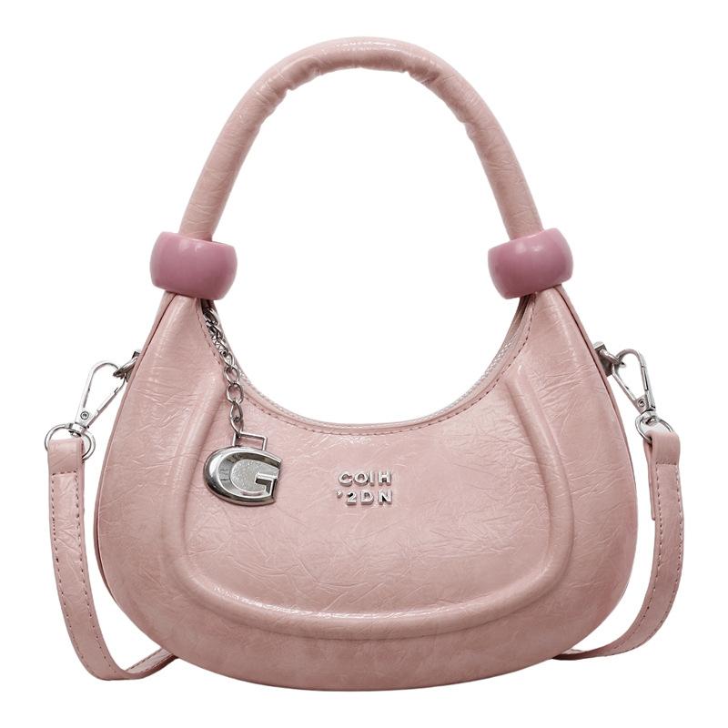 Niche design bag women s new trendy and popular versatile messenger bag temperament simple portable crescent bag рожевий
Niche design bag women s new trendy and popular versatile messenger bag temperament simple portable crescent bag рожевий