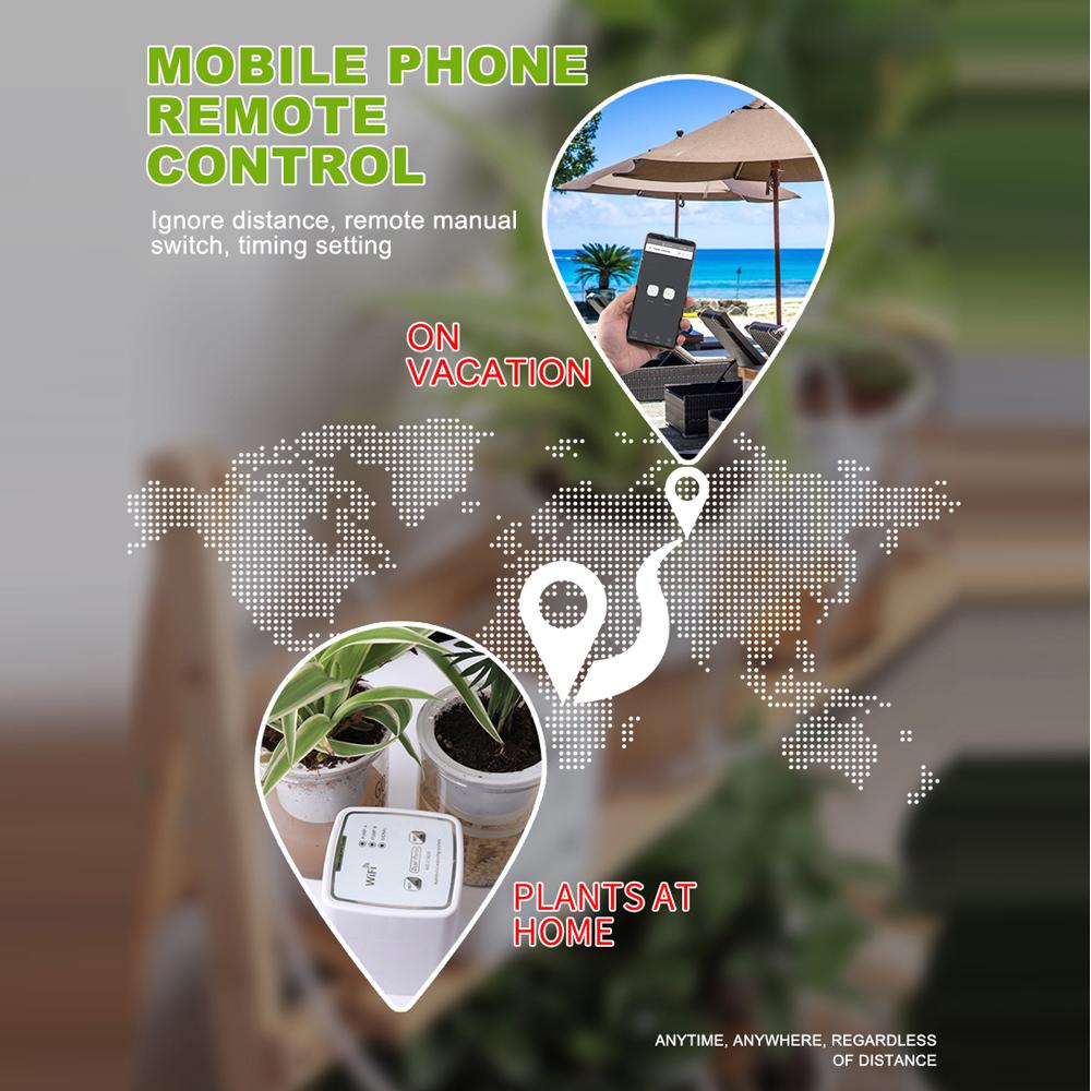 Интеллектуальное устройство для полива с Wi-Fi, двойной насос, автоматическая система капельного орошения с таймером, удаленное приложение
Интеллектуальное устройство для полива с Wi-Fi, двойной насос, автоматическая система капельного орошения с таймером, удаленное приложение