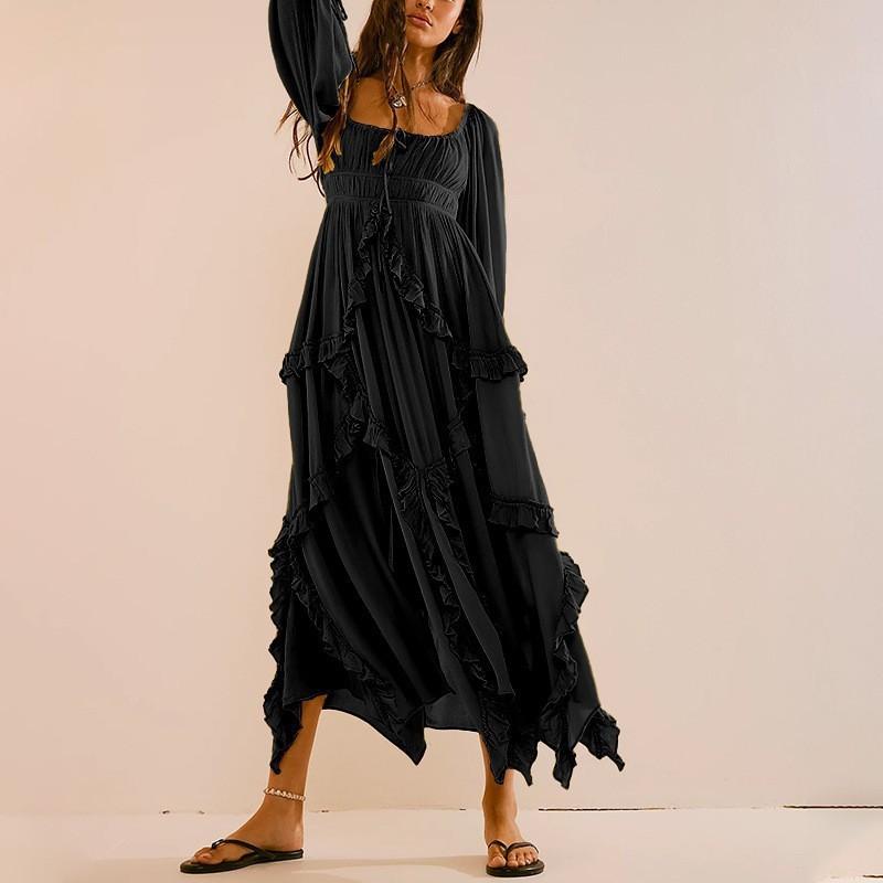 Summer New European and American Women s Fashion Sexy Dress Deep V Lace Hollow Beach Dress, Dress XXXL чорний
Summer New European and American Women s Fashion Sexy Dress Deep V Lace Hollow Beach Dress, Dress XXXL чорний