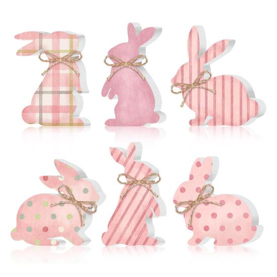 6 шт. Дерев яна табличка з Великоднім кроликом Рустик Рожевий Дерев яний блок-кролик Настільна табличка для Великоднього Багаторівневого підноса Настільна полиця Декор 6pcs
6 шт. Дерев яна табличка з Великоднім кроликом Рустик Рожевий Дерев яний блок-кролик Настільна табличка для Великоднього Багаторівневого підноса Настільна полиця Декор 6pcs