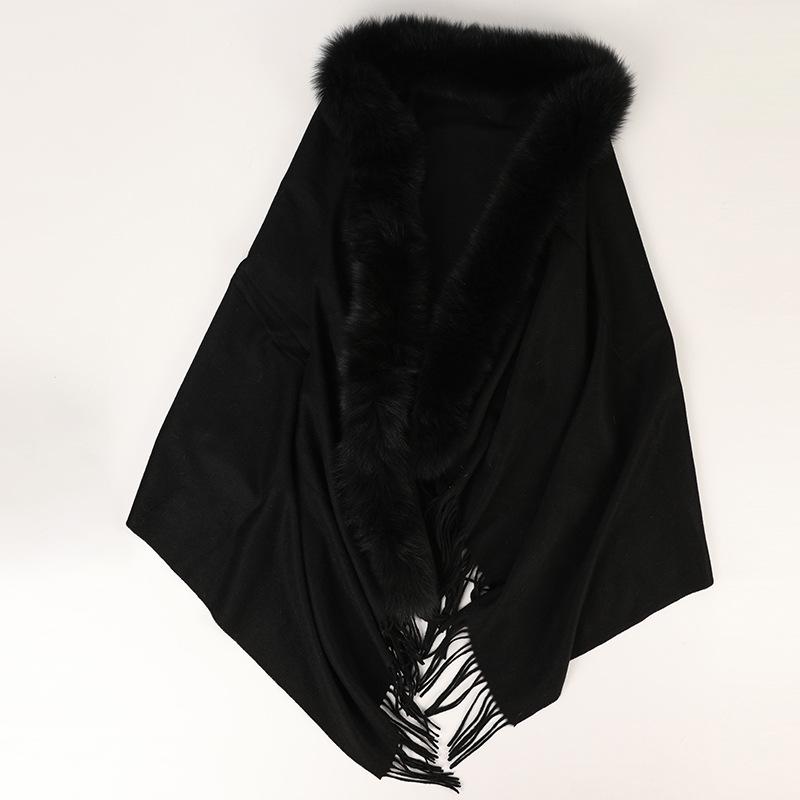 Осень и зима новый теплый кашемировый воротник из лисьего меха шаль модная с бахромой легкая роскошь Above 175cm чёрный
Осень и зима новый теплый кашемировый воротник из лисьего меха шаль модная с бахромой легкая роскошь Above 175cm чёрный