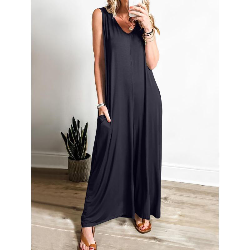 Summer Fresh and Casual Women s Casual One-piece Pants with Pockets, Thin Style 3XL чорний
Summer Fresh and Casual Women s Casual One-piece Pants with Pockets, Thin Style 3XL чорний