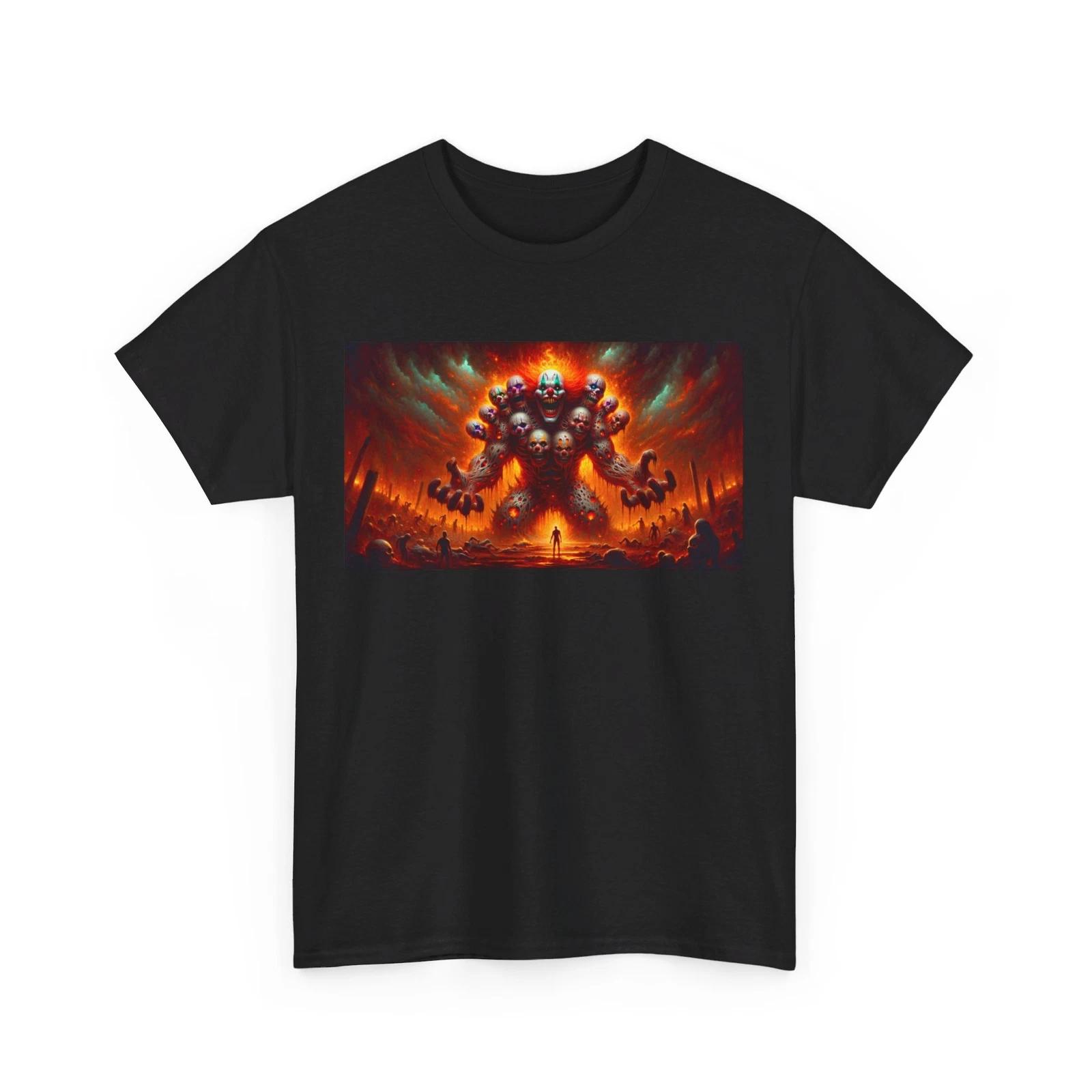Unisex Adult T Shirt Hellish Clown Apocalypse Nightmare Halloween Creepy Metal 2XL
Unisex Adult T Shirt Hellish Clown Apocalypse Nightmare Halloween Creepy Metal 2XL