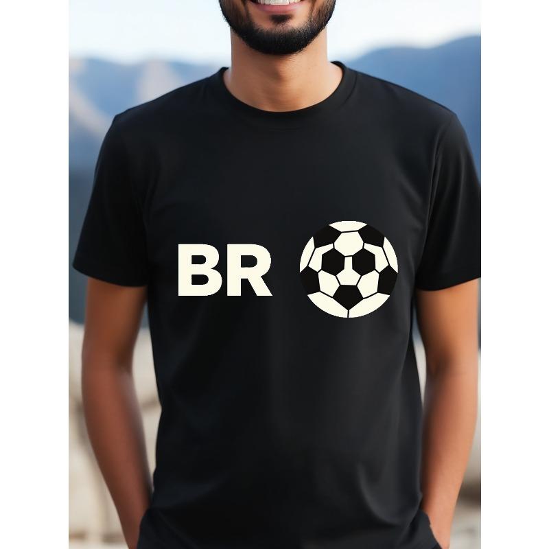 Men S Football Pattern T-Shirt | Letter Print, Breathable Sports Shirt, Crew Neck, Slight Stretch Fabric, Casual and Sports Wear, Machine Washable 4XL
Men S Football Pattern T-Shirt | Letter Print, Breathable Sports Shirt, Crew Neck, Slight Stretch Fabric, Casual and Sports Wear, Machine Washable 4XL