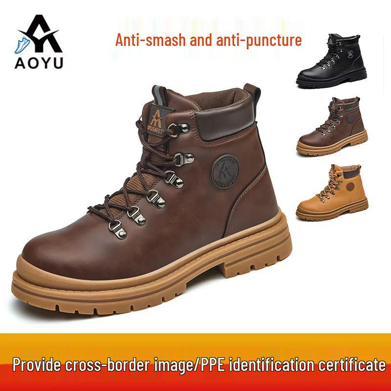 2025 Men s Steel Toe Martin Boots: Waterproof, Non-Slip, Wear-Resistant Work Shoes for Autumn and Winter
2025 Men s Steel Toe Martin Boots: Waterproof, Non-Slip, Wear-Resistant Work Shoes for Autumn and Winter