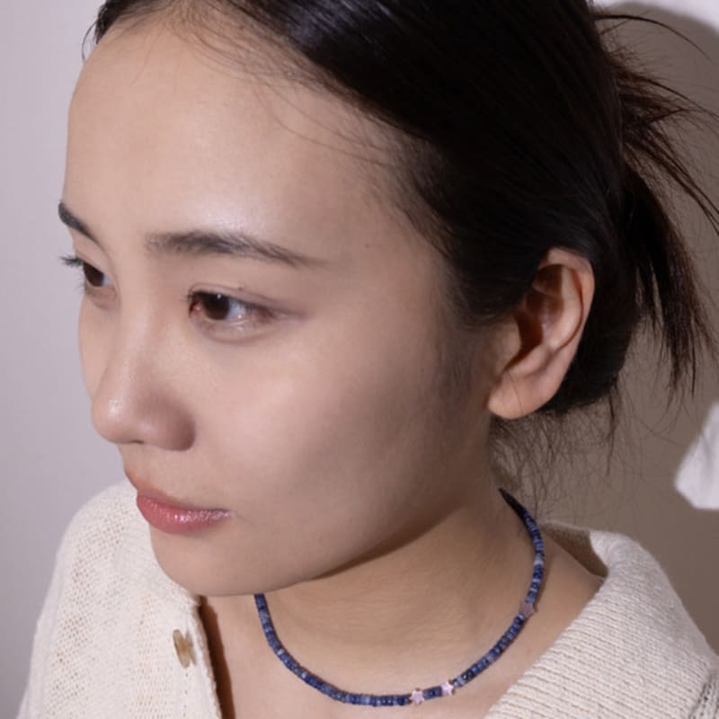 Kiee Oshimu (Silver 925) 604 Penta Blue Hawaiian Lei Necklace (Silver 925)604 Penta Blue Necklace
Kiee Oshimu (Silver 925) 604 Penta Blue Hawaiian Lei Necklace (Silver 925)604 Penta Blue Necklace