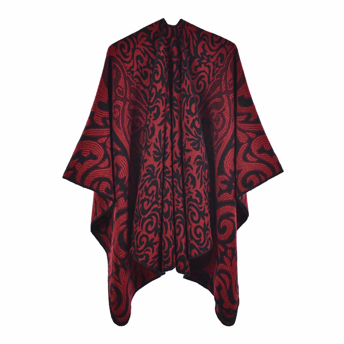 Шаль-накидка жаккардового плетения в стиле ретро - Утепленная и теплая 130x150CM
Шаль-накидка жаккардового плетения в стиле ретро - Утепленная и теплая 130x150CM