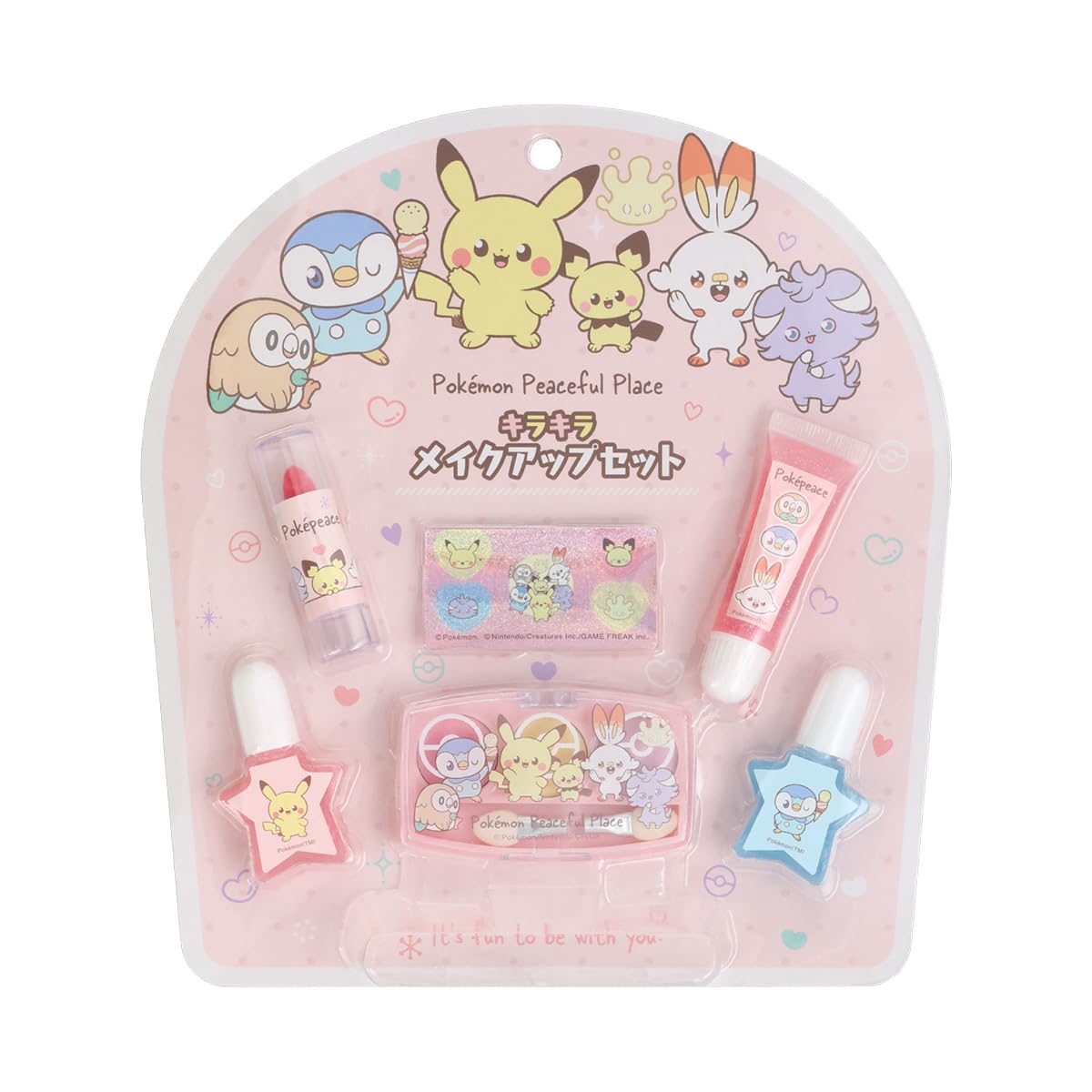 Shobido Pokemon Poke Piece Sparkly Makeup Set Розовый блеск для губ Голографическая наклейка Палитра теней для век Pokemon розовый
Shobido Pokemon Poke Piece Sparkly Makeup Set Розовый блеск для губ Голографическая наклейка Палитра теней для век Pokemon розовый