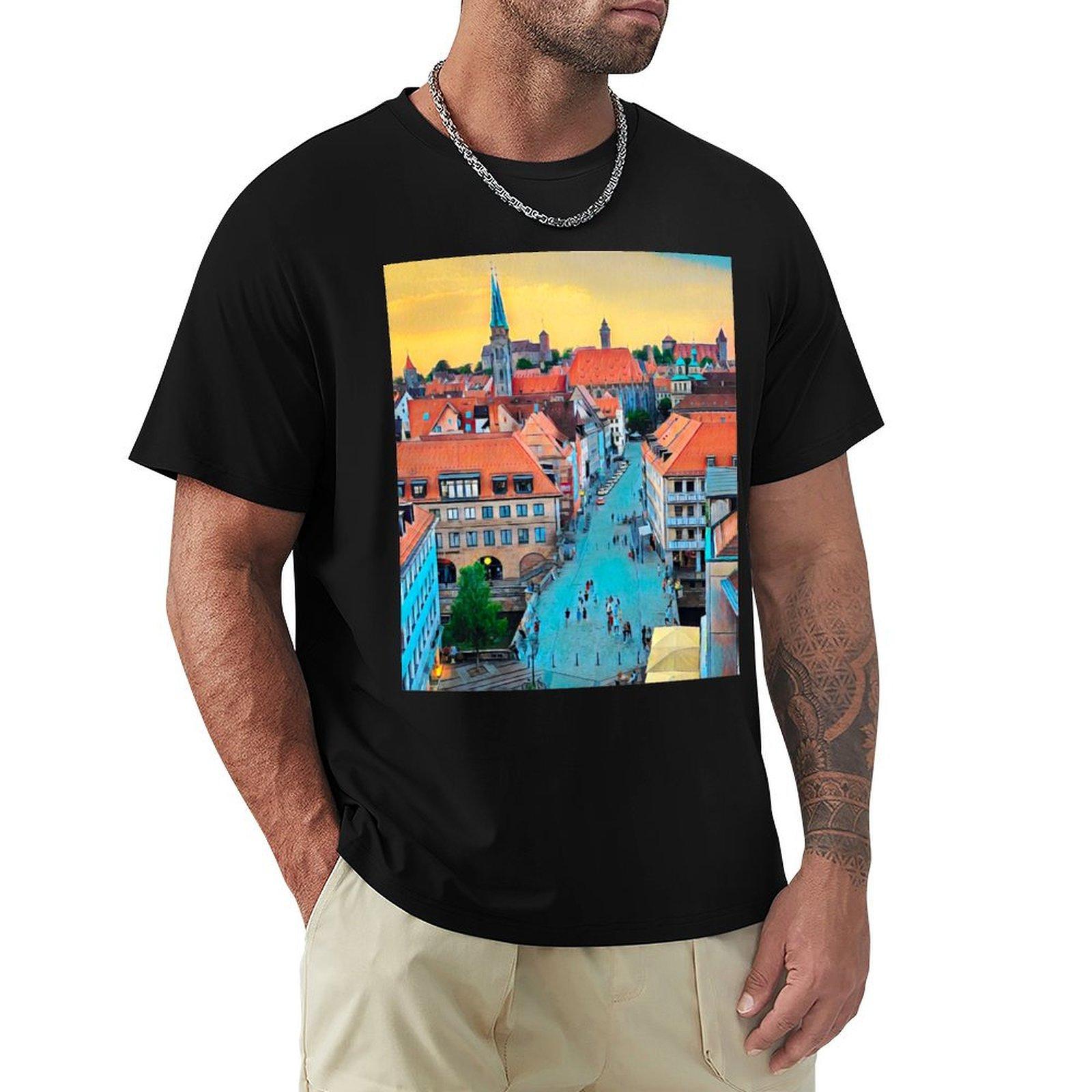 Streets of Nuremberg TShirt topping custom tshirts cotton graphic tees men clothings 4XL
Streets of Nuremberg TShirt topping custom tshirts cotton graphic tees men clothings 4XL