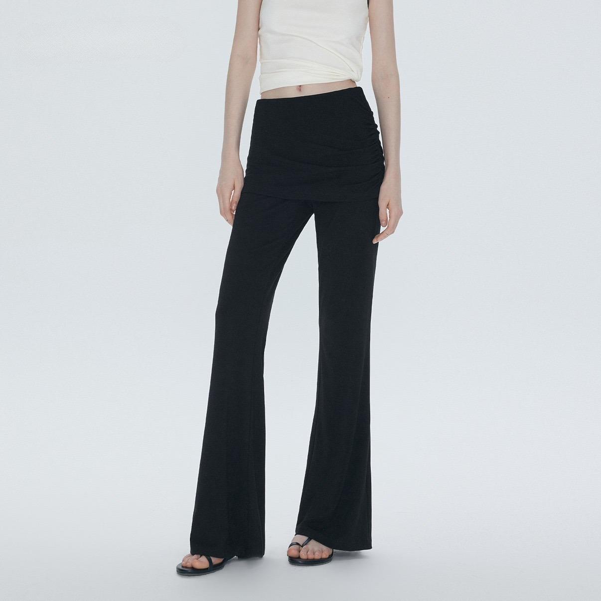 Women Yoga Pants High Waist Y2k Fake Two Pieces Soft Long Trousers 2000s Flared Pants Stretch New In Designer High Quality M чорний
Women Yoga Pants High Waist Y2k Fake Two Pieces Soft Long Trousers 2000s Flared Pants Stretch New In Designer High Quality M чорний