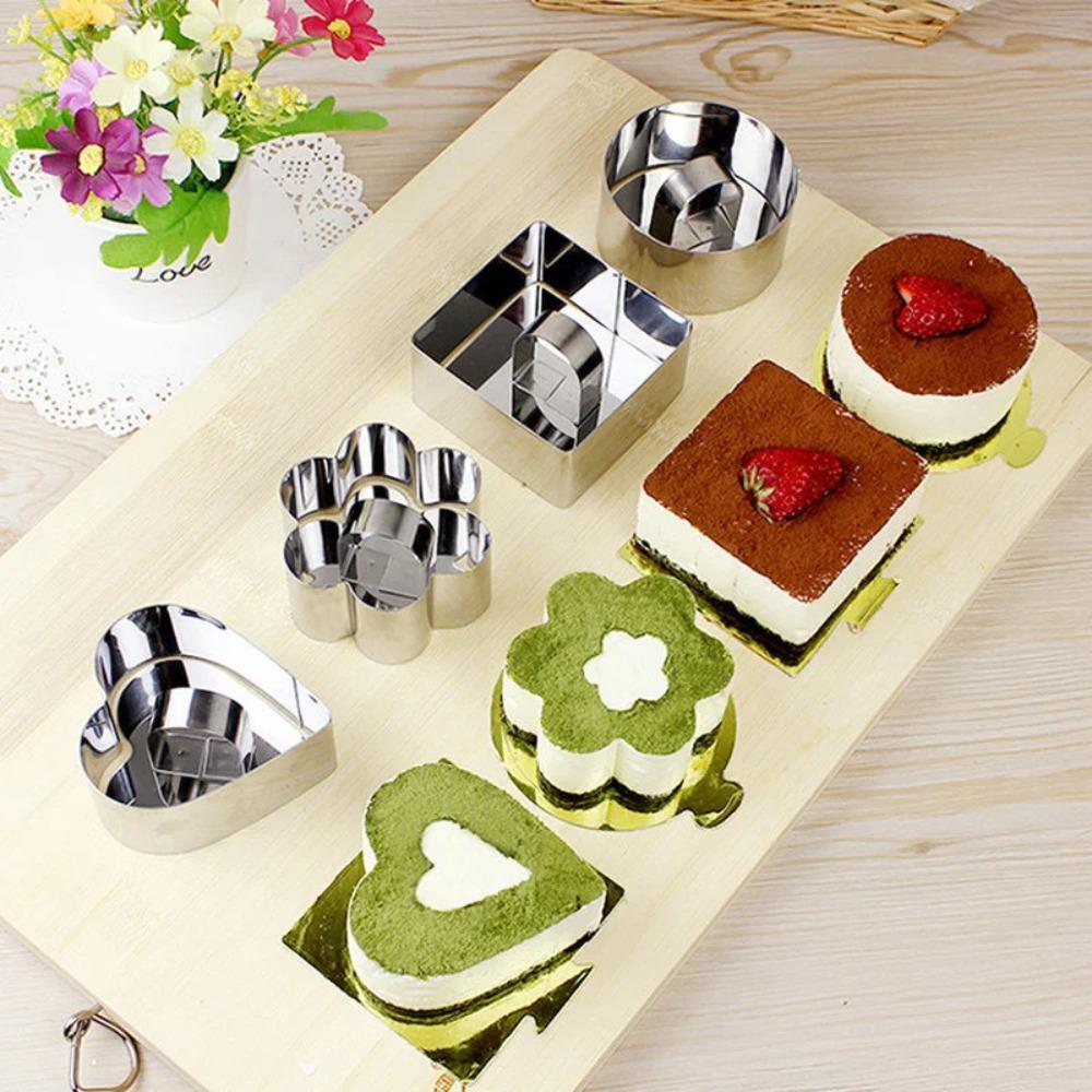 Stainless Steel Pancake Mould With Push Plate Cupcake Mold Bakeware Tools Mousse Ring DIY round
Stainless Steel Pancake Mould With Push Plate Cupcake Mold Bakeware Tools Mousse Ring DIY round