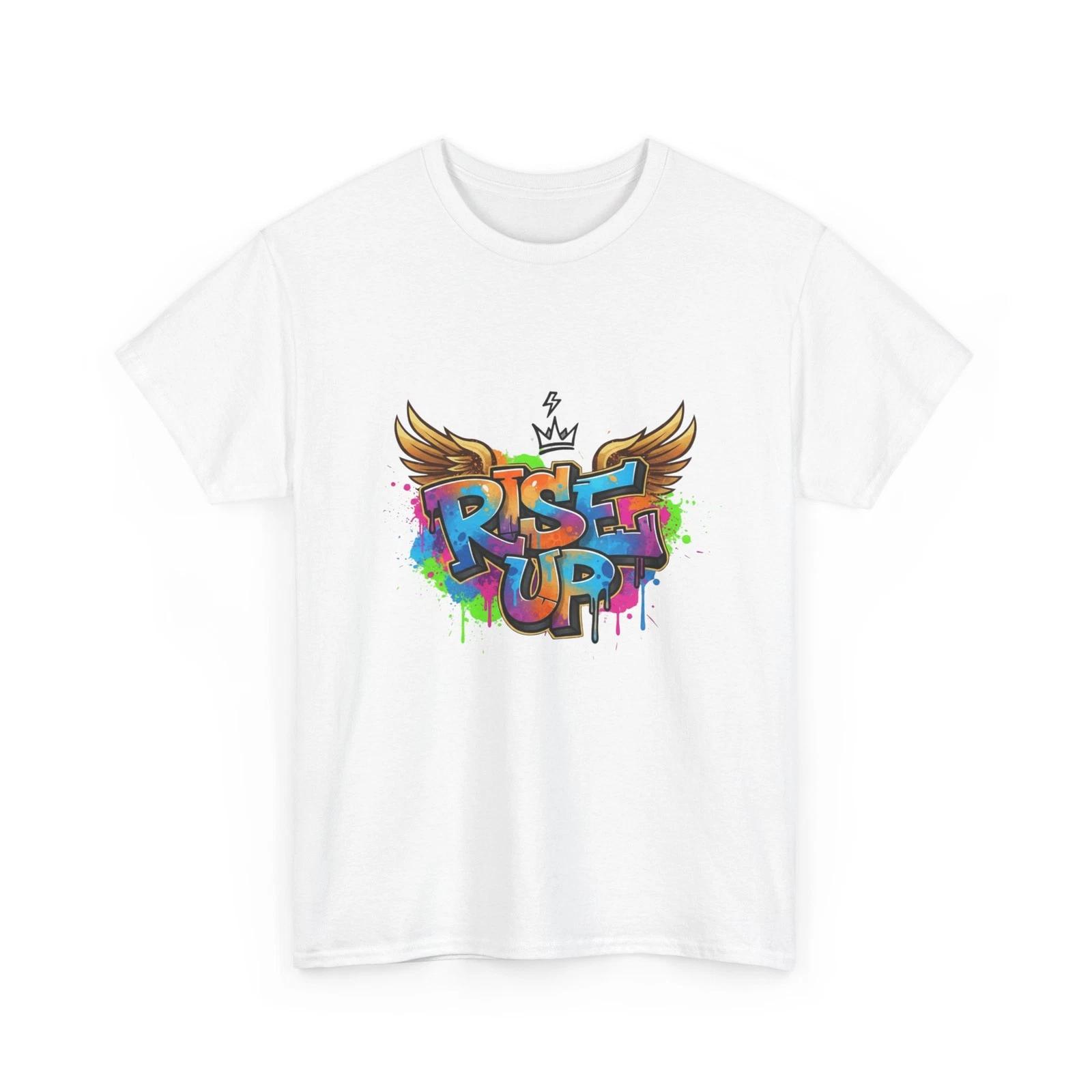 Rise Up Graffiti Wings T-Shirt Colorful Street Art Motivation Graphic Tee 2XL
Rise Up Graffiti Wings T-Shirt Colorful Street Art Motivation Graphic Tee 2XL