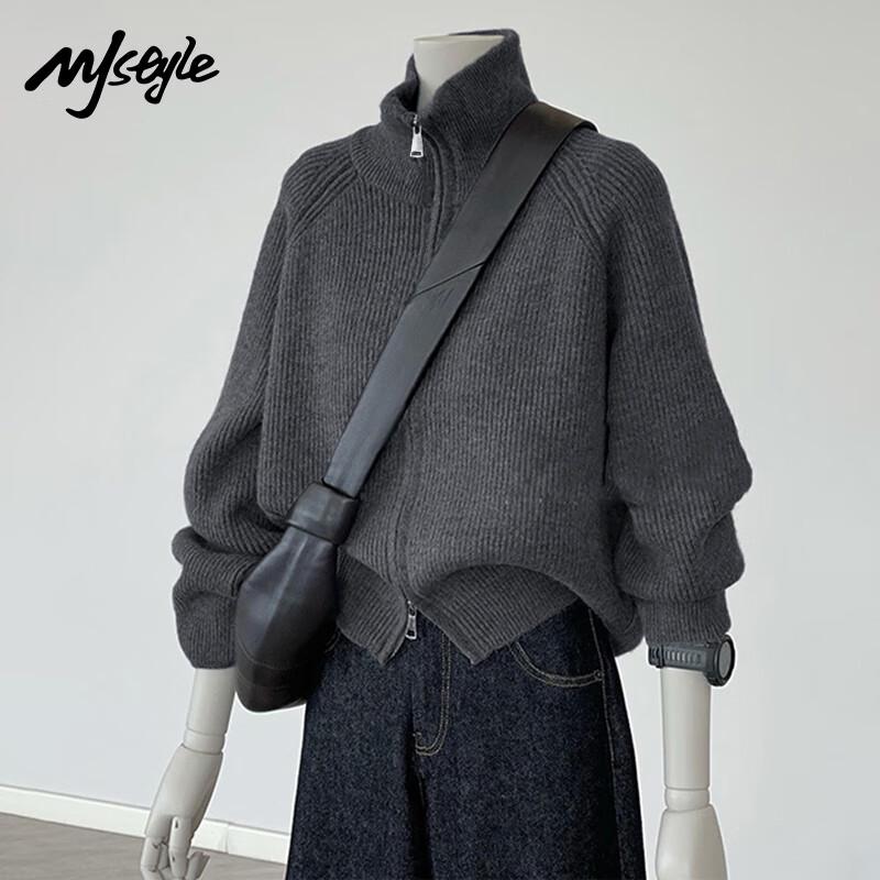 MJ STYLE Women s 2025 Winter Stand Collar Double-Zip Cardigan M
MJ STYLE Women s 2025 Winter Stand Collar Double-Zip Cardigan M