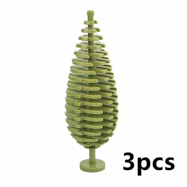 Tree Flower Grassland Natural Forest Plant 3Pcs Brick Playset Pine Bush Plant Cypress Accessory Parts Jungle Adventure 3778 Toys Playsetss
Tree Flower Grassland Natural Forest Plant 3Pcs Brick Playset Pine Bush Plant Cypress Accessory Parts Jungle Adventure 3778 Toys Playsetss