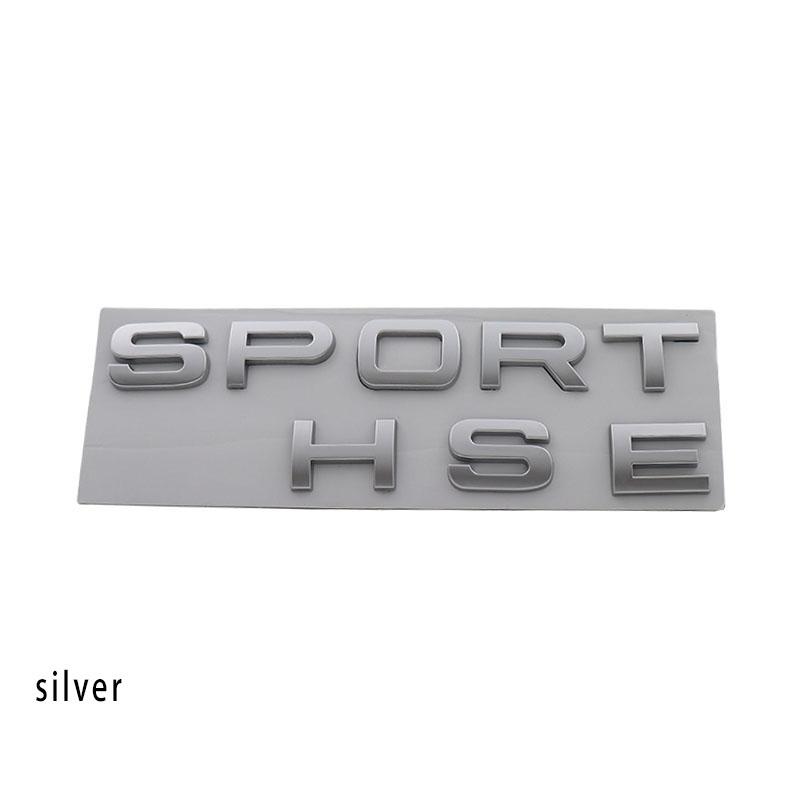 3D Премиум СПОРТ для автомобиля V8 HSE SPORT EDITION Капот Крыло багажник Хвост Задний Капот Шильдик Наклейка Эмблема Значок Стикер silver-SPORT-HSE