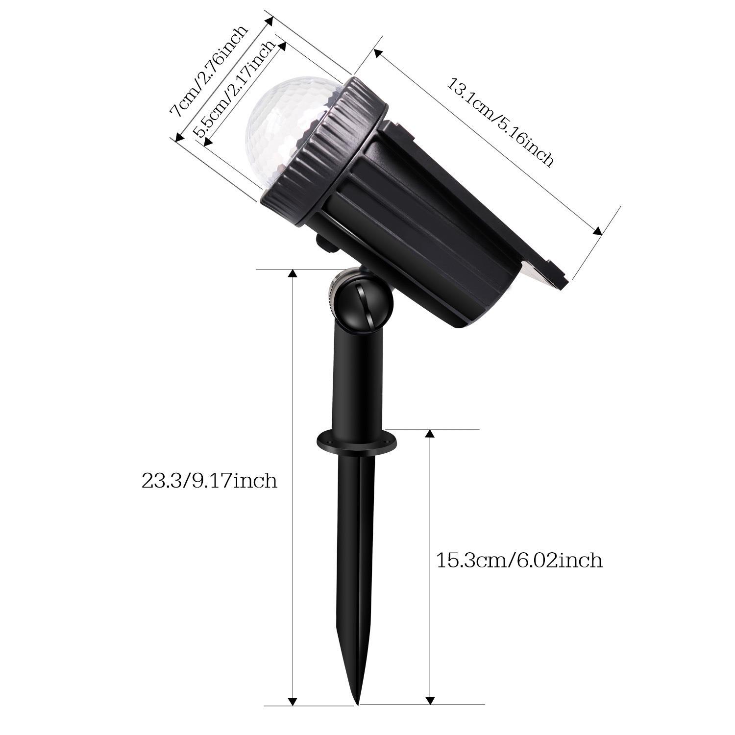 RGB Solar Lawn Lights LED Outdoor Lighting 7 Color Modes Waterproof LED Projection Lamp for Courtyard Garden Decoration Lights
RGB Solar Lawn Lights LED Outdoor Lighting 7 Color Modes Waterproof LED Projection Lamp for Courtyard Garden Decoration Lights