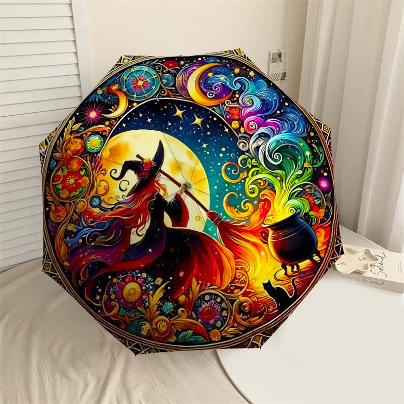 1PC Witchcraft Moonlight Umbrella-8-Rib Reinforced, Automatic Open, Lightweight & Durable, Cute Fashion Accessory for Outdoor-W9227
1PC Witchcraft Moonlight Umbrella-8-Rib Reinforced, Automatic Open, Lightweight & Durable, Cute Fashion Accessory for Outdoor-W9227