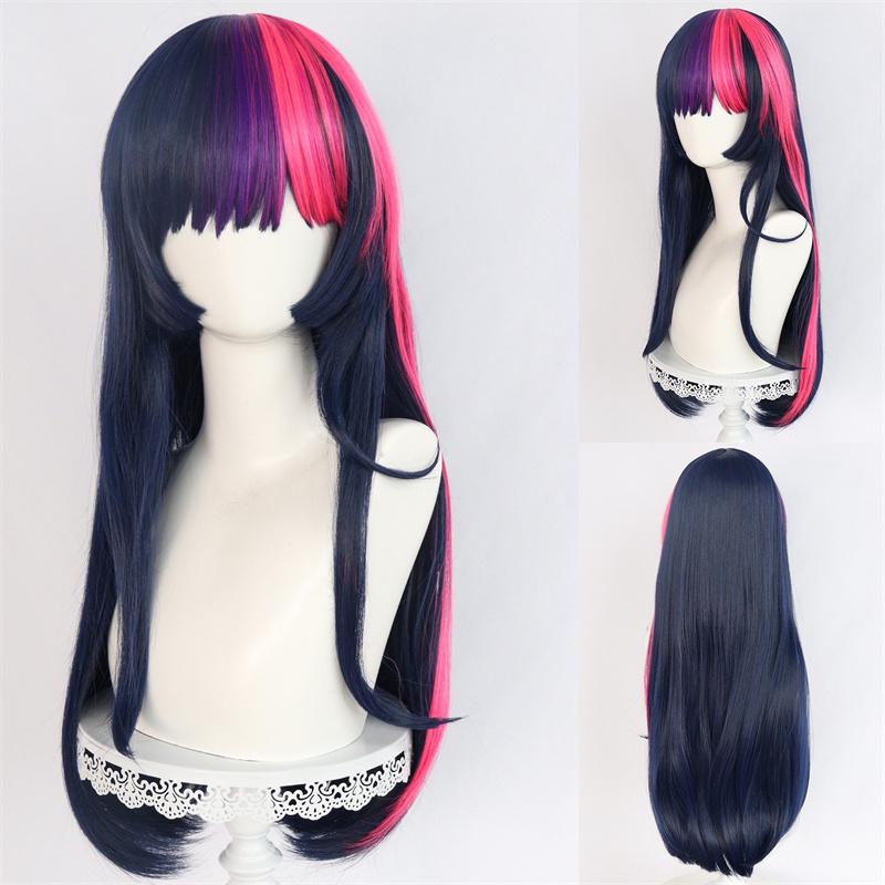 Synthetic Twilight Sparkle Wigs for Women Dark Blue Purple Long Straight Hair Wig with Bangs Pony Cosplay Costume Little Horse
Synthetic Twilight Sparkle Wigs for Women Dark Blue Purple Long Straight Hair Wig with Bangs Pony Cosplay Costume Little Horse