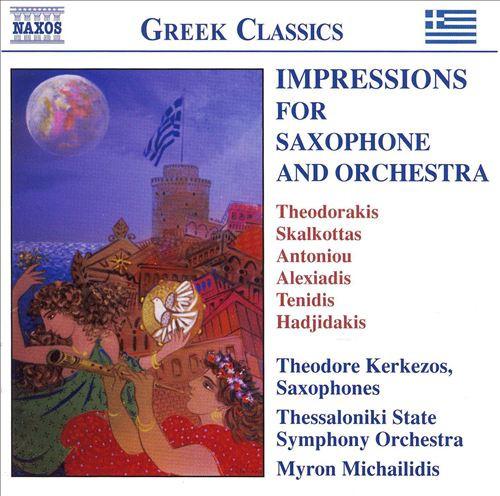CD THEODORE KERKEZOS, MYRON MICHAILIDI - Impressions For Saxophone And Orche 8557992 Naxos 2006 Unknown ObiClassical Used
CD THEODORE KERKEZOS, MYRON MICHAILIDI - Impressions For Saxophone And Orche 8557992 Naxos 2006 Unknown ObiClassical Used