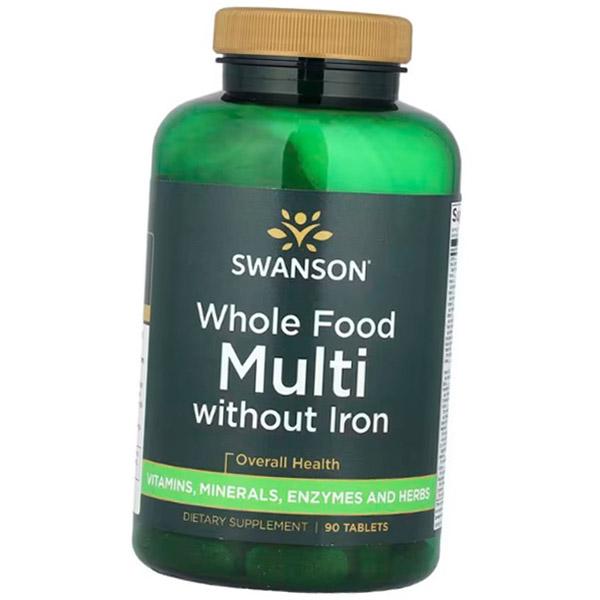 Whole Food Multi Without Iron, Whole Food Multi Without Iron, Swanson 90 tabs (36280204) 90tab
Whole Food Multi Without Iron, Whole Food Multi Without Iron, Swanson 90 tabs (36280204) 90tab