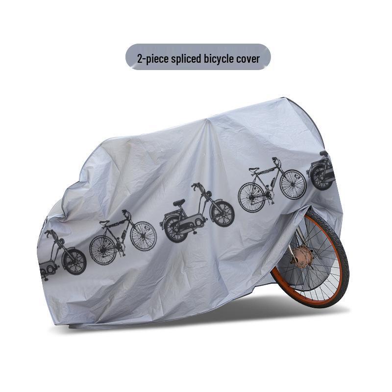 3D PEVA Bicycle & Motorcycle Cover: Rain & Sun Protection, Dustproof, for Electric & Standard Bikes Pattern Two-piece (200x100CM) срібло сірий колір
3D PEVA Bicycle & Motorcycle Cover: Rain & Sun Protection, Dustproof, for Electric & Standard Bikes Pattern Two-piece (200x100CM) срібло сірий колір
