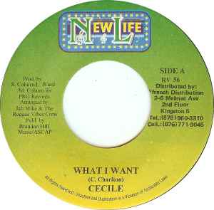7inch Record CE CILE - What I Want RV56 New Life Jamaica Reggae, Ska & Dub Used
7inch Record CE CILE - What I Want RV56 New Life Jamaica Reggae, Ska & Dub Used
