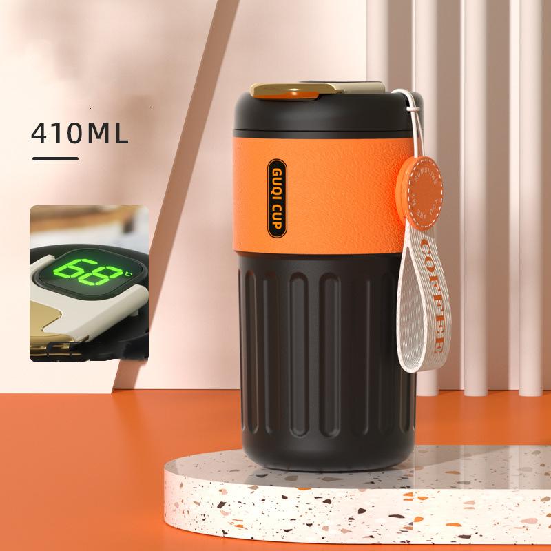 Місткість 410 мл Інтелектуальний дисплей температури Кавова термочашка з нержавіючої сталі Портативна Подарункова Пляшка для води для супроводу 410ml жовтий
Місткість 410 мл Інтелектуальний дисплей температури Кавова термочашка з нержавіючої сталі Портативна Подарункова Пляшка для води для супроводу 410ml жовтий