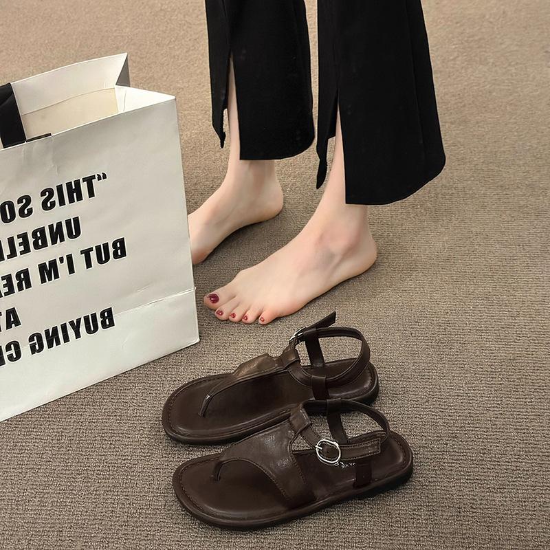 Beautiful~ High-end herringbone sandals for women 2024 summer new buckle simple and versatile flat sandals for women 40 темно-коричневого кольору
Beautiful~ High-end herringbone sandals for women 2024 summer new buckle simple and versatile flat sandals for women 40 темно-коричневого кольору