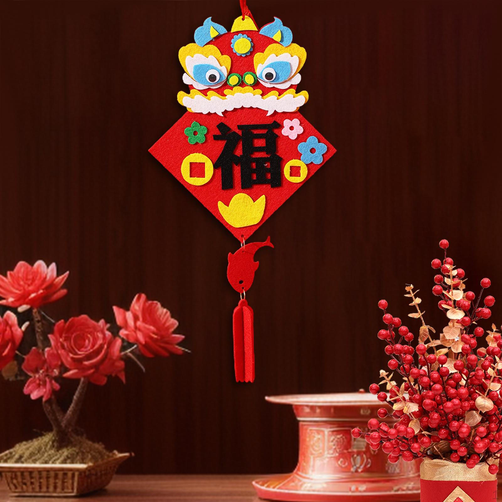 Chinese Knot Dragon Pendant DIY Material Package Year Decor Spring Festival for Style D
Chinese Knot Dragon Pendant DIY Material Package Year Decor Spring Festival for Style D