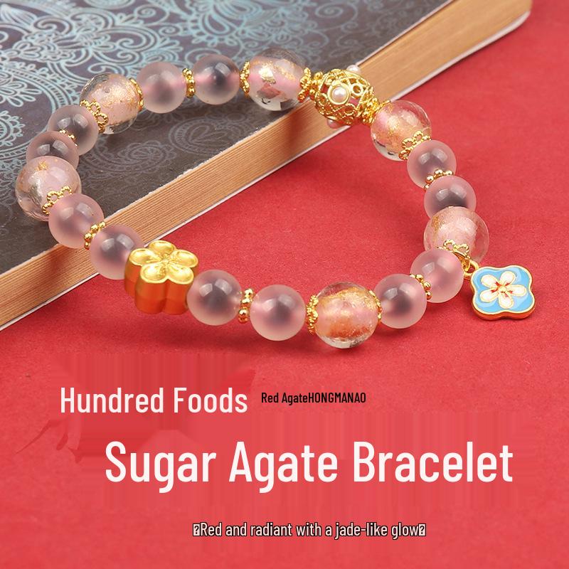 High-End Women s Summer Candy Agate Beaded Bracelet for Wealth & Safety with Scenic Area Incense Ash Beads
High-End Women s Summer Candy Agate Beaded Bracelet for Wealth & Safety with Scenic Area Incense Ash Beads