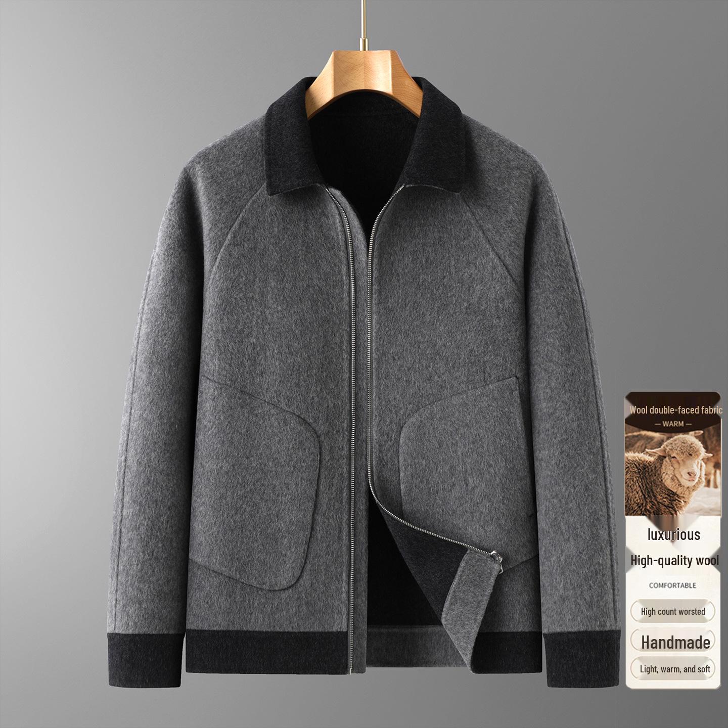 Autumn/Winter 2025 Men s Oversized Double-Faced Wool Jacket - Warm Loose Fit, Plus Size, Lapel Coat 8XL сірий колір
Autumn/Winter 2025 Men s Oversized Double-Faced Wool Jacket - Warm Loose Fit, Plus Size, Lapel Coat 8XL сірий колір