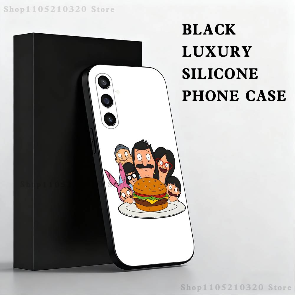 Cartoon B-Bobs Burgers Phone Case For Samsung S25,S24 Ultra,S20,S30 plus,S22 plus,S23,S30 Ultra 5G Silicone Black Shell SamsungS8
Cartoon B-Bobs Burgers Phone Case For Samsung S25,S24 Ultra,S20,S30 plus,S22 plus,S23,S30 Ultra 5G Silicone Black Shell SamsungS8