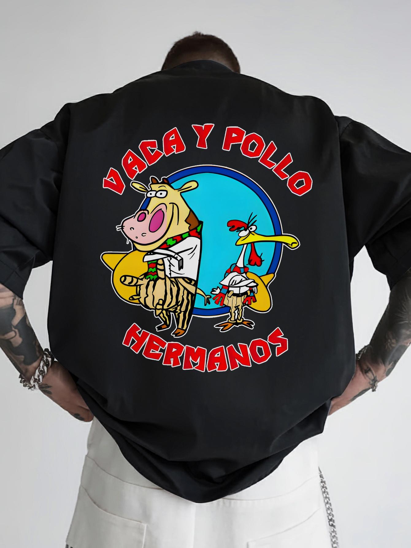 Casual Graphic T-shirt - Vara y Pollo Hermanos Cowboy & Puppy Print S
Casual Graphic T-shirt - Vara y Pollo Hermanos Cowboy & Puppy Print S