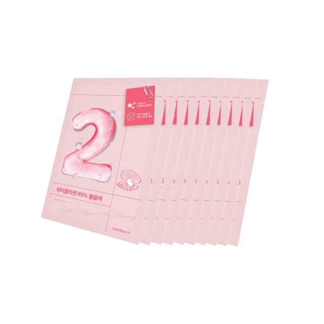 numbuzin - No. 2 Water Collagen 65% Voluming Sheet Mask Bundle Set 33ml x 10 sheets
numbuzin - No. 2 Water Collagen 65% Voluming Sheet Mask Bundle Set 33ml x 10 sheets