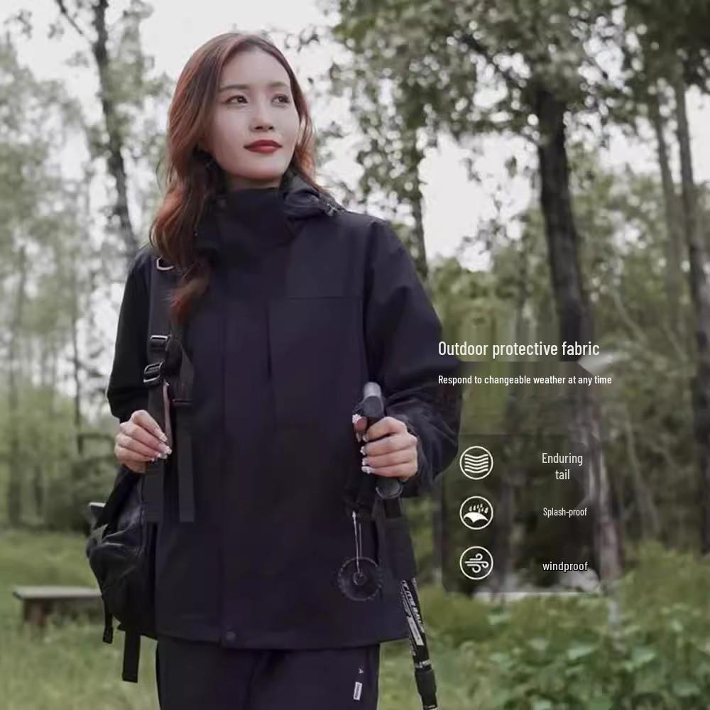 Women s 3-in-1 Windproof Waterproof Mountaineering Jacket with Detachable Fleece Lining 2XL
Women s 3-in-1 Windproof Waterproof Mountaineering Jacket with Detachable Fleece Lining 2XL