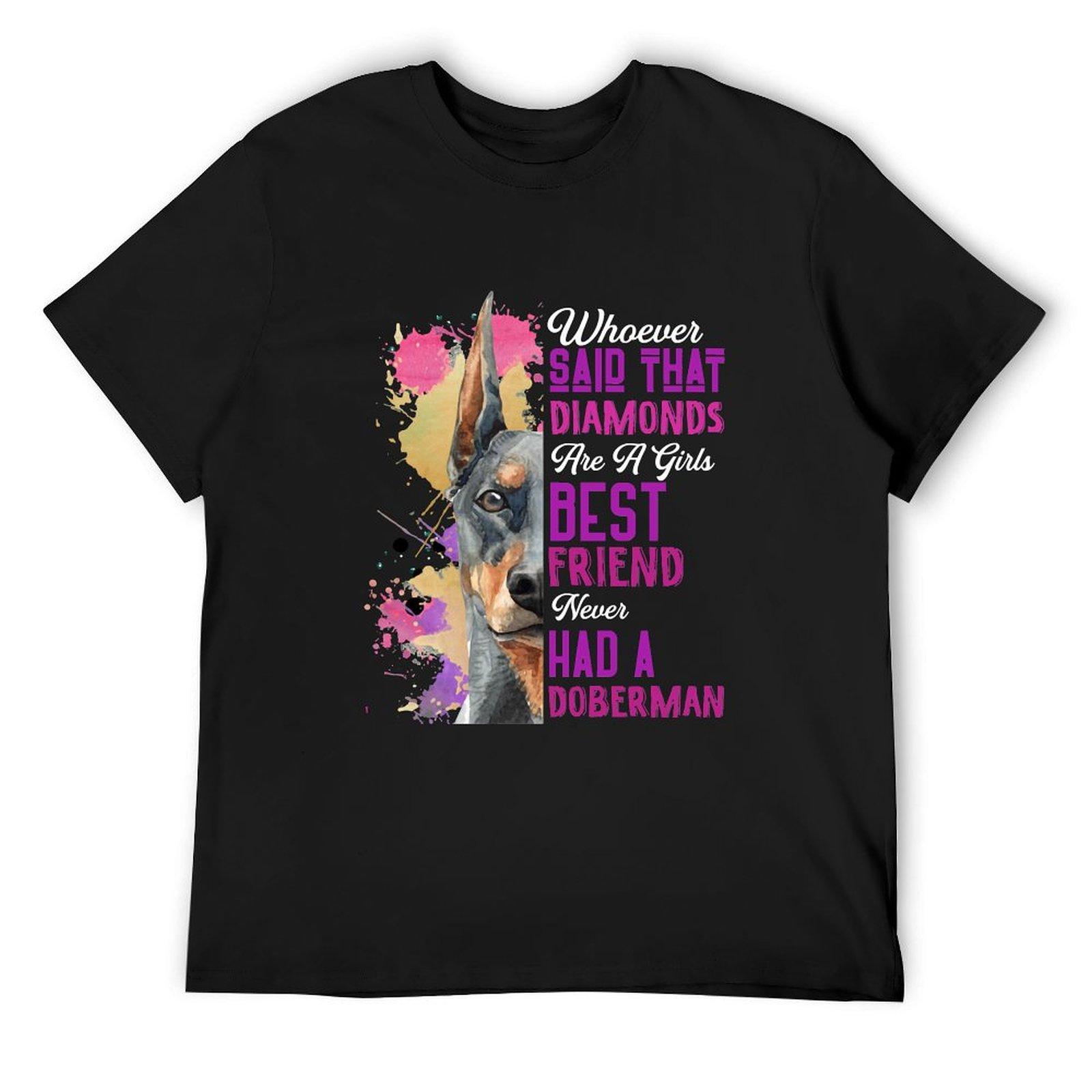 Doberman Are A Girls Best Friend Funny Dog Womens Cute Pullover Hoodie T-Shirt quick drying Blouse mens t shirt 4XL
Doberman Are A Girls Best Friend Funny Dog Womens Cute Pullover Hoodie T-Shirt quick drying Blouse mens t shirt 4XL