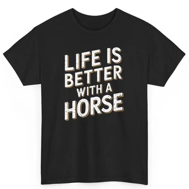 Life Is Better With A Horse Horses Lover Cotton T Shirt 5XL різнокольоровий
Life Is Better With A Horse Horses Lover Cotton T Shirt 5XL різнокольоровий
