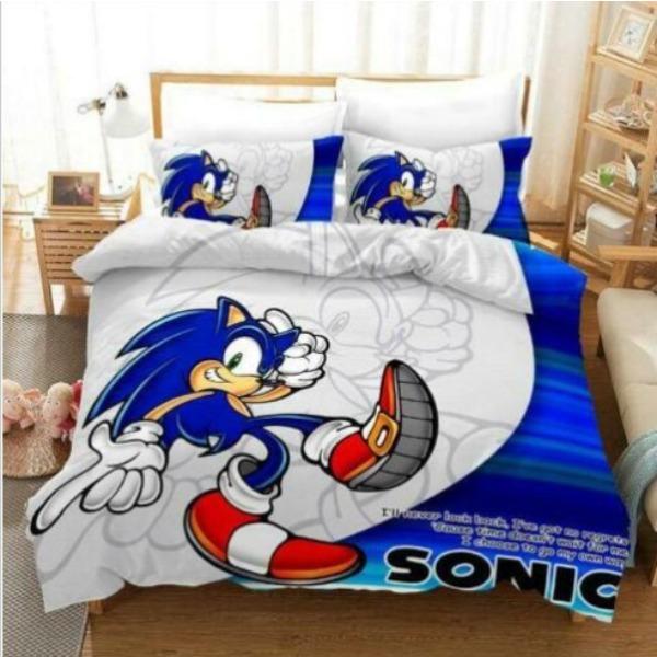 Набір постільної білизни з трьох предметів серії Sonic King259cmx228cm
Набір постільної білизни з трьох предметів серії Sonic King259cmx228cm