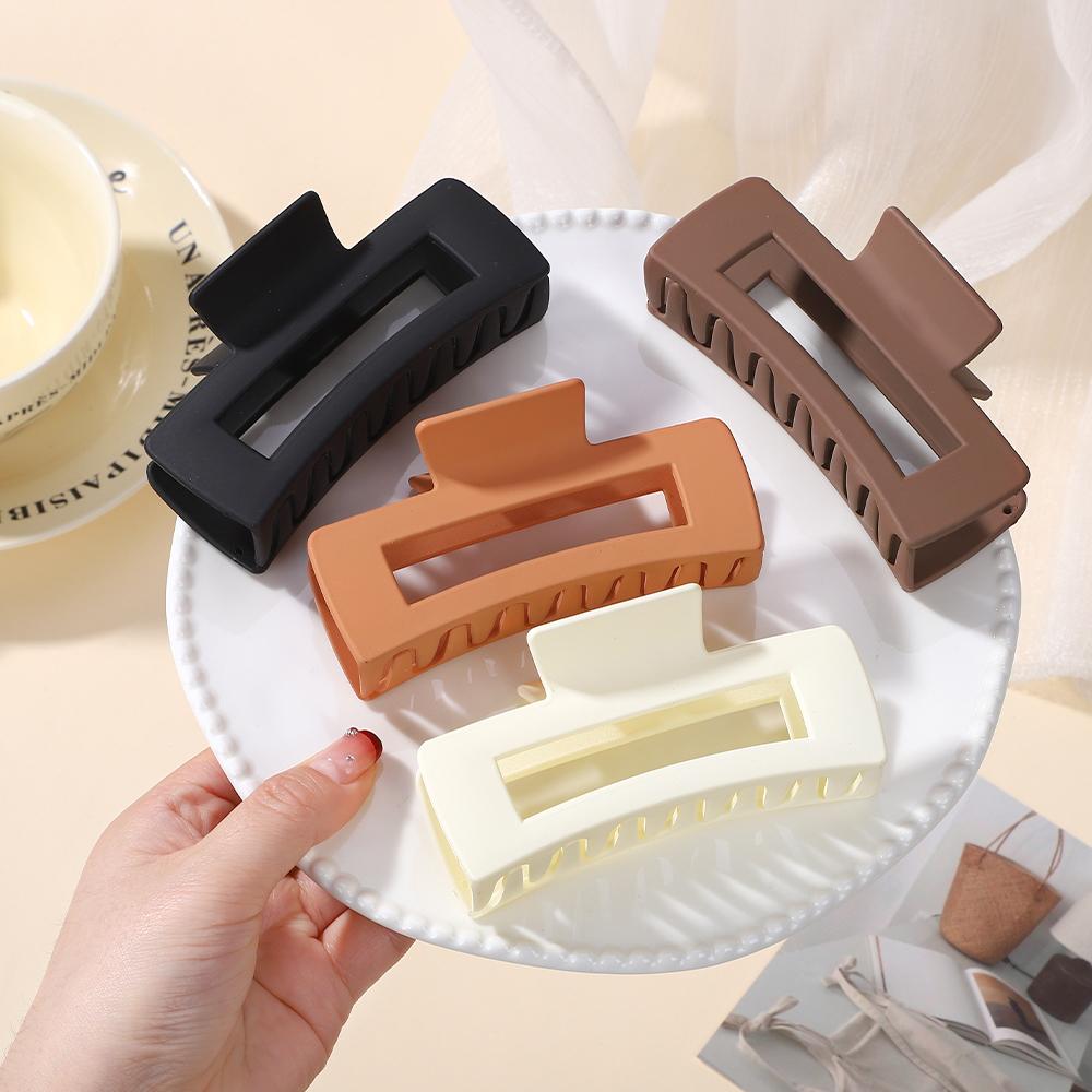4Pcs/Set 3.94 Large Hair Claw Clips for Women Girls Coffee Black Thick Square Nonslip Crab Hairpins Barrette Hair Accessories
4Pcs/Set 3.94 Large Hair Claw Clips for Women Girls Coffee Black Thick Square Nonslip Crab Hairpins Barrette Hair Accessories