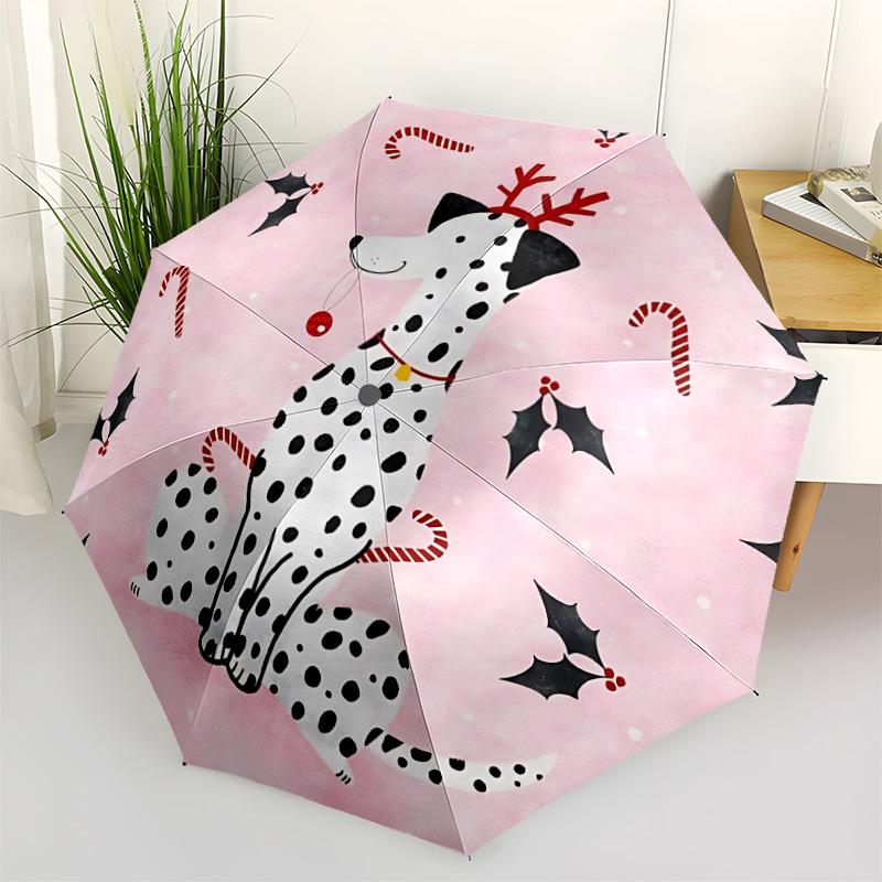 1pc Christmas Dalmatian Automatic Folding Umbrella - Portable Collapsible Design, 8-Rib Iron Frame, Durable Fabric yy251125110
1pc Christmas Dalmatian Automatic Folding Umbrella - Portable Collapsible Design, 8-Rib Iron Frame, Durable Fabric yy251125110
