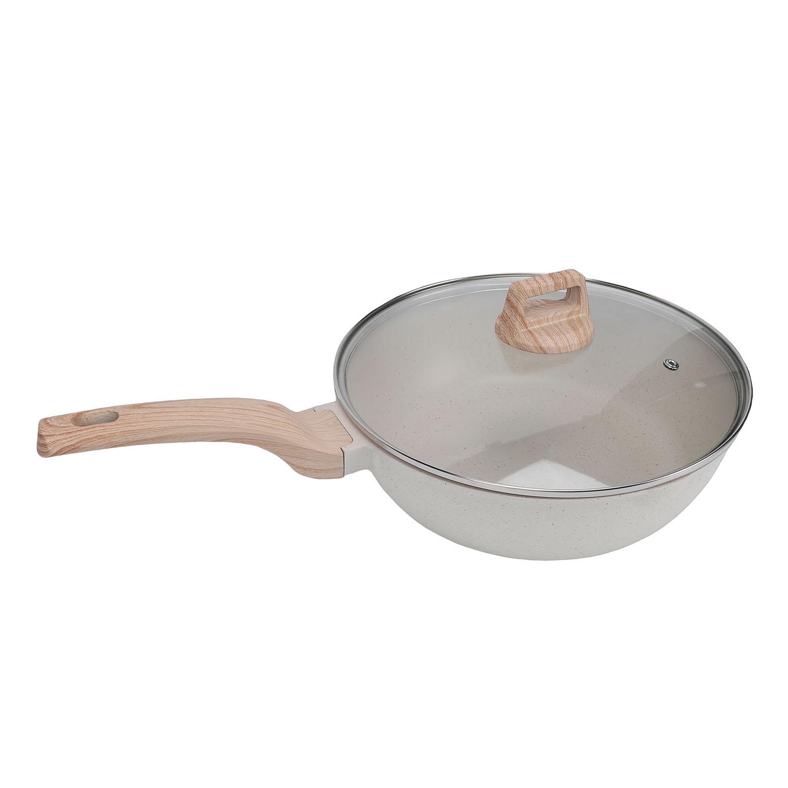 Nonstick Frying Pan Aluminum Alloy Stone Coating Saute Pan Skillet with Lid for Kitchen Induction Cooktop Gas Stove
Nonstick Frying Pan Aluminum Alloy Stone Coating Saute Pan Skillet with Lid for Kitchen Induction Cooktop Gas Stove