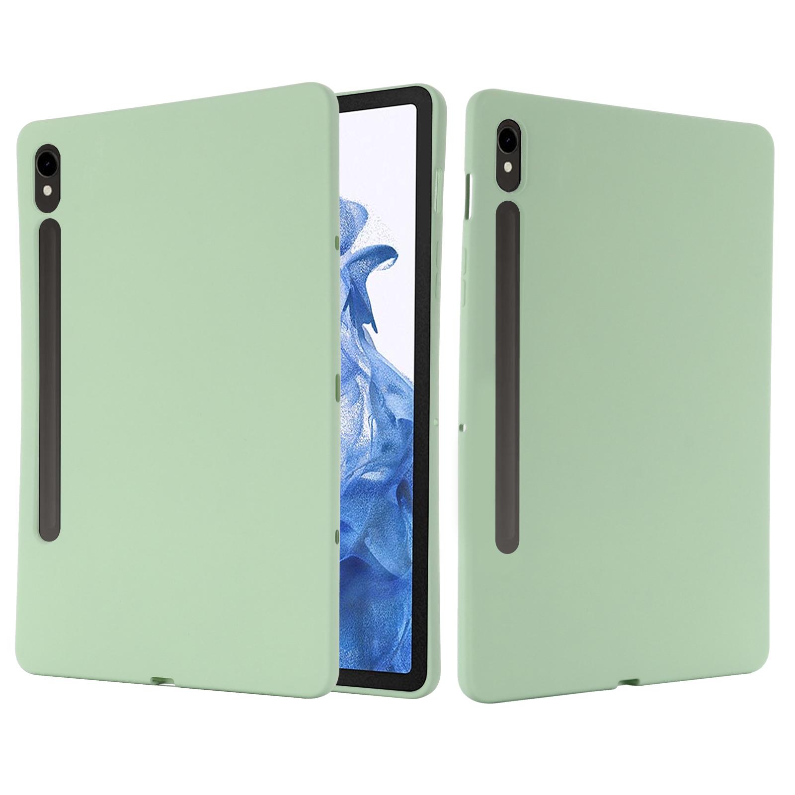 For Samsung Galaxy Tab S9 Tablet Case Liquid Silicone Anti-scratch Cover Green
For Samsung Galaxy Tab S9 Tablet Case Liquid Silicone Anti-scratch Cover Green