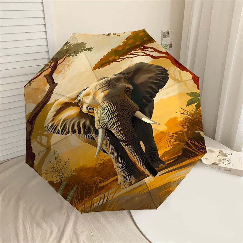 1PC elephant savannah Umbrella-8-Rib Reinforced, Automatic Open, Lightweight & Durable, Fashion Accessory for Outdoor-D331
1PC elephant savannah Umbrella-8-Rib Reinforced, Automatic Open, Lightweight & Durable, Fashion Accessory for Outdoor-D331