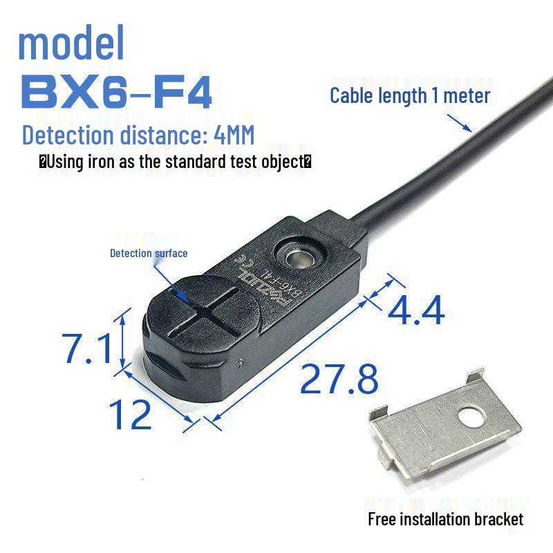Micro Proximity Switch, Two-Wire NO/NC, 5-24V, Metal Sensing
Micro Proximity Switch, Two-Wire NO/NC, 5-24V, Metal Sensing