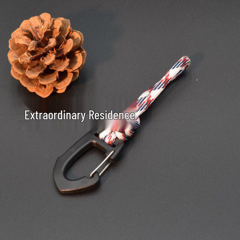 Mountain Style Paracord Keychain with Quick Release Buckle - Multi-functional Backpack Accessory & Water Bottle Hook Default
Mountain Style Paracord Keychain with Quick Release Buckle - Multi-functional Backpack Accessory & Water Bottle Hook Default