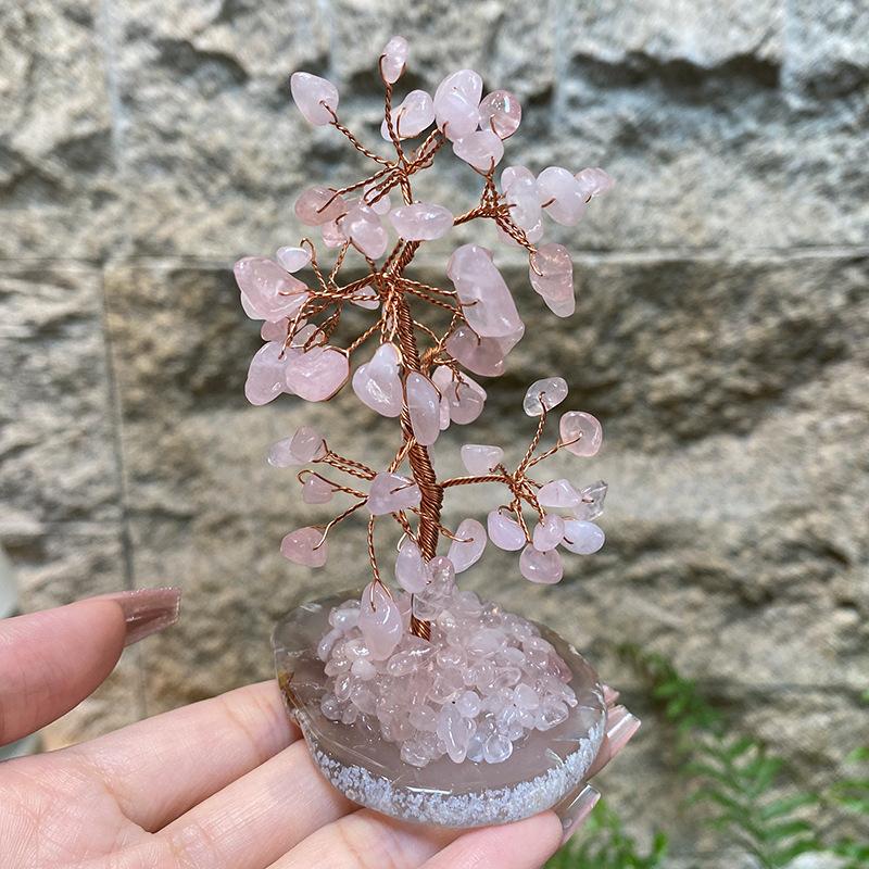 Natural crystal tree ornament in purple, pink, and yellow, money tree office decoration, desktop small ornament, birthday gift 【Pink crystal】the Siz
Natural crystal tree ornament in purple, pink, and yellow, money tree office decoration, desktop small ornament, birthday gift 【Pink crystal】the Siz