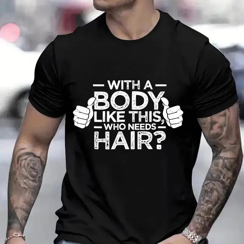 With A Body Like This Who Needs Hair Shirt Bald Gift Leisure T Shirts for Men Tops T Shirt New Fashion Tee Tshirts Funny Gift 5XL різнокольоровий
With A Body Like This Who Needs Hair Shirt Bald Gift Leisure T Shirts for Men Tops T Shirt New Fashion Tee Tshirts Funny Gift 5XL різнокольоровий