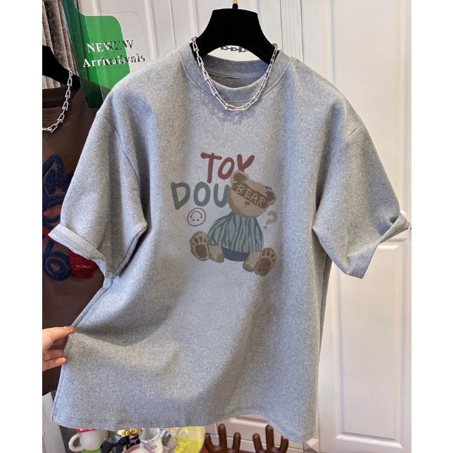 high quality 100% cotton Tee shirt Summer funny Cartoon Print T Shirt for Women Clothes Harajuku Oversized T-shirt gray Y2k Tops streetwear 3XL
high quality 100% cotton Tee shirt Summer funny Cartoon Print T Shirt for Women Clothes Harajuku Oversized T-shirt gray Y2k Tops streetwear 3XL