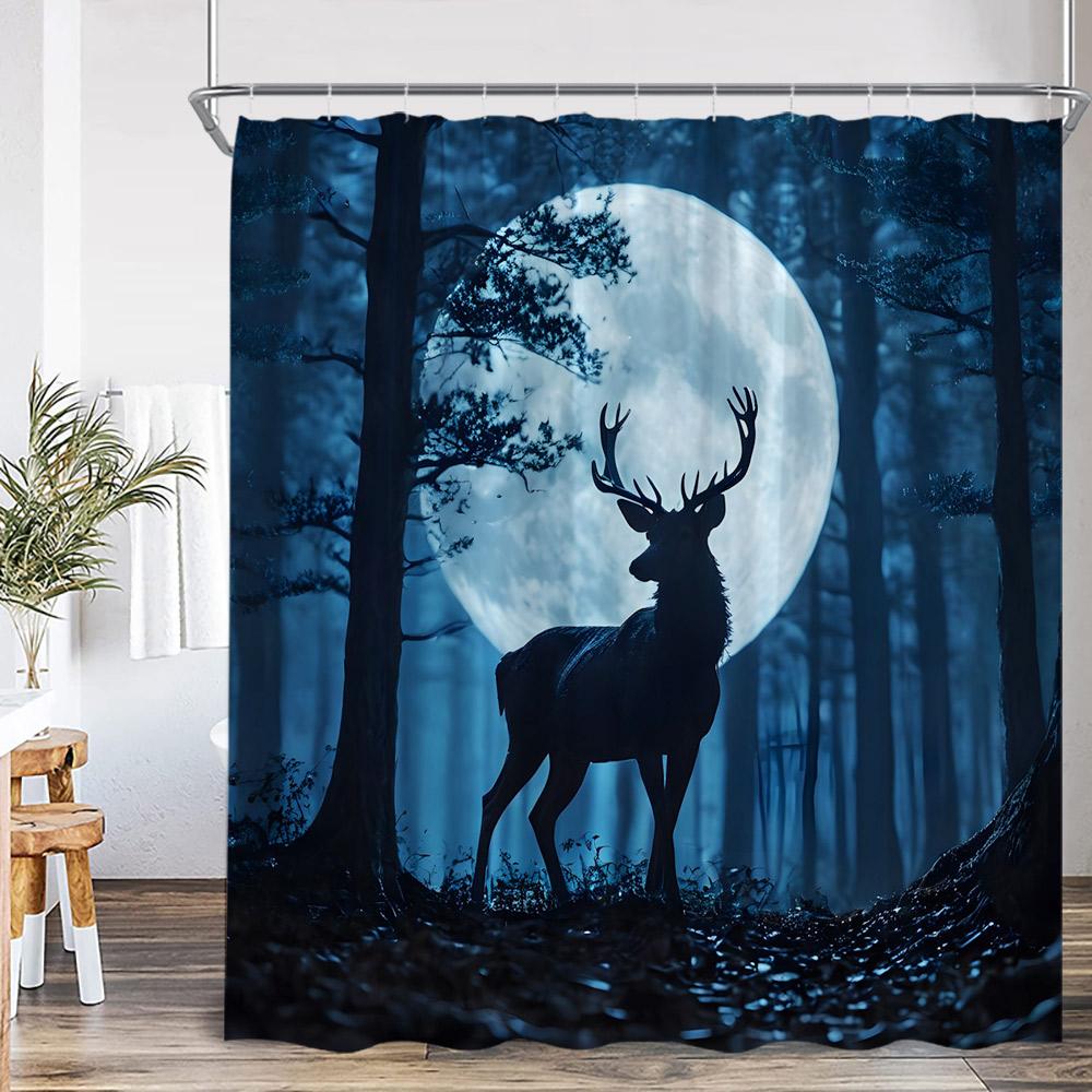 Funny Animal Shower Curtain Cute Cat Leopard Dog Elk Raccoon Cartoon Home Decor For Bathroom Polyester Bath Curtain W60H190(CM)-1 Pcs
Funny Animal Shower Curtain Cute Cat Leopard Dog Elk Raccoon Cartoon Home Decor For Bathroom Polyester Bath Curtain W60H190(CM)-1 Pcs
